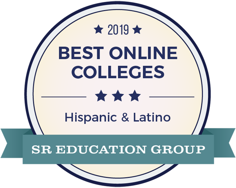 2019 seal best online colleges for Hispanic and Latino students recognition
