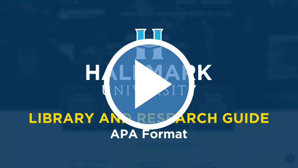 APA Format video thumbnail