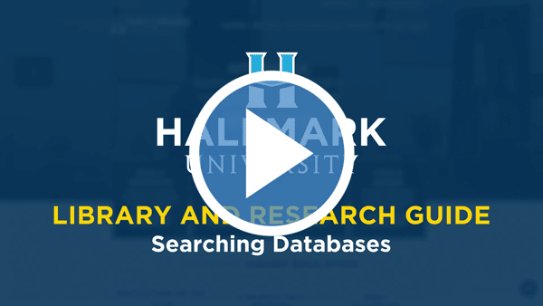 searching databases video thumbnail